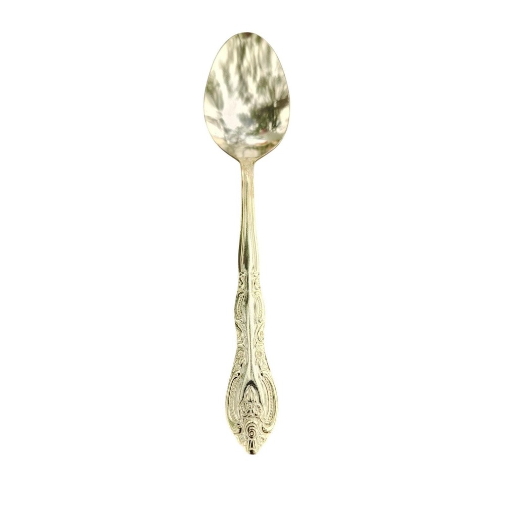 International Silver San Marcos Gold Electroplate Solid Serving Tablespoon 8 5/8
